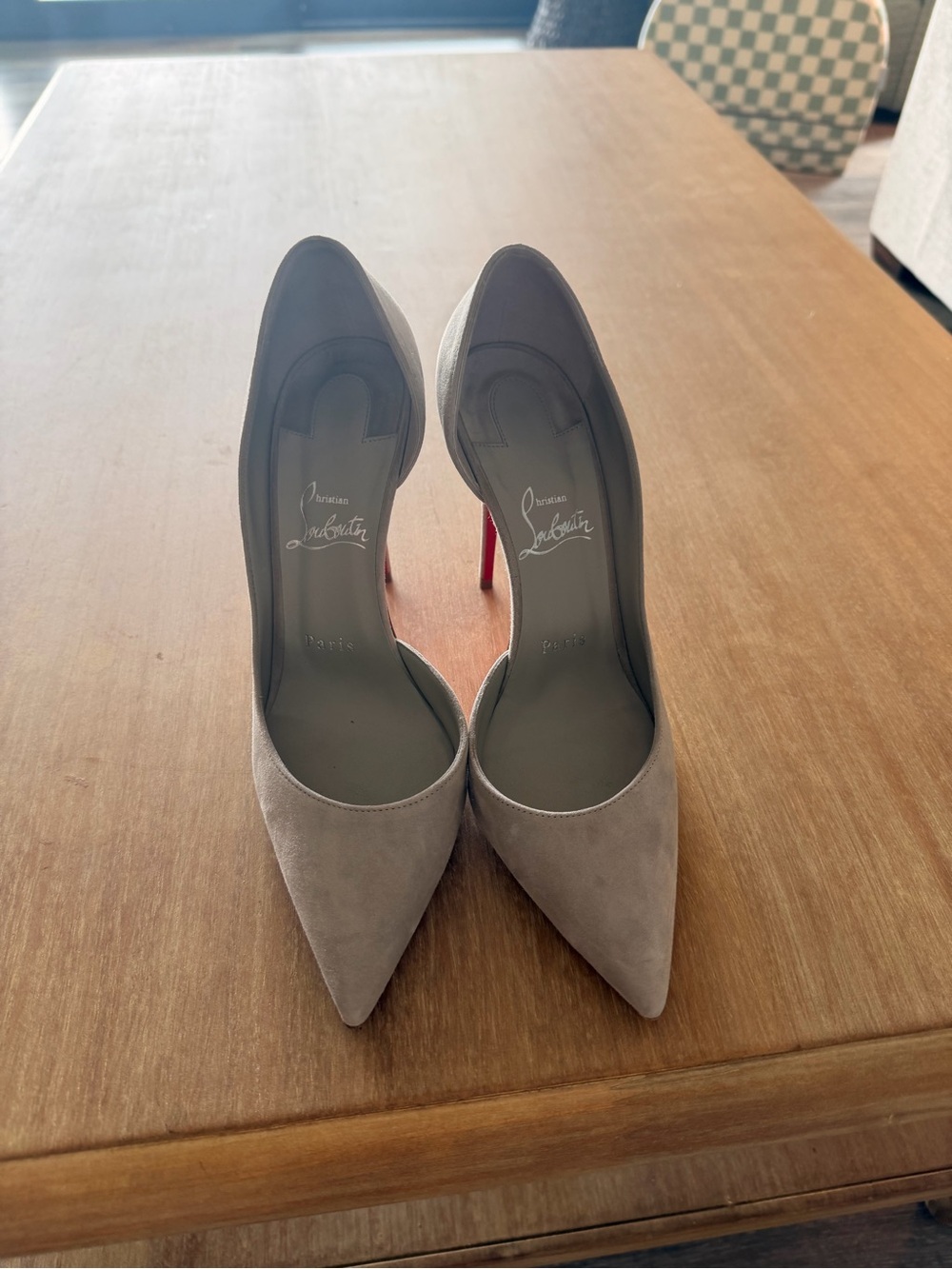 Louboutin Suede Iriza Pumps